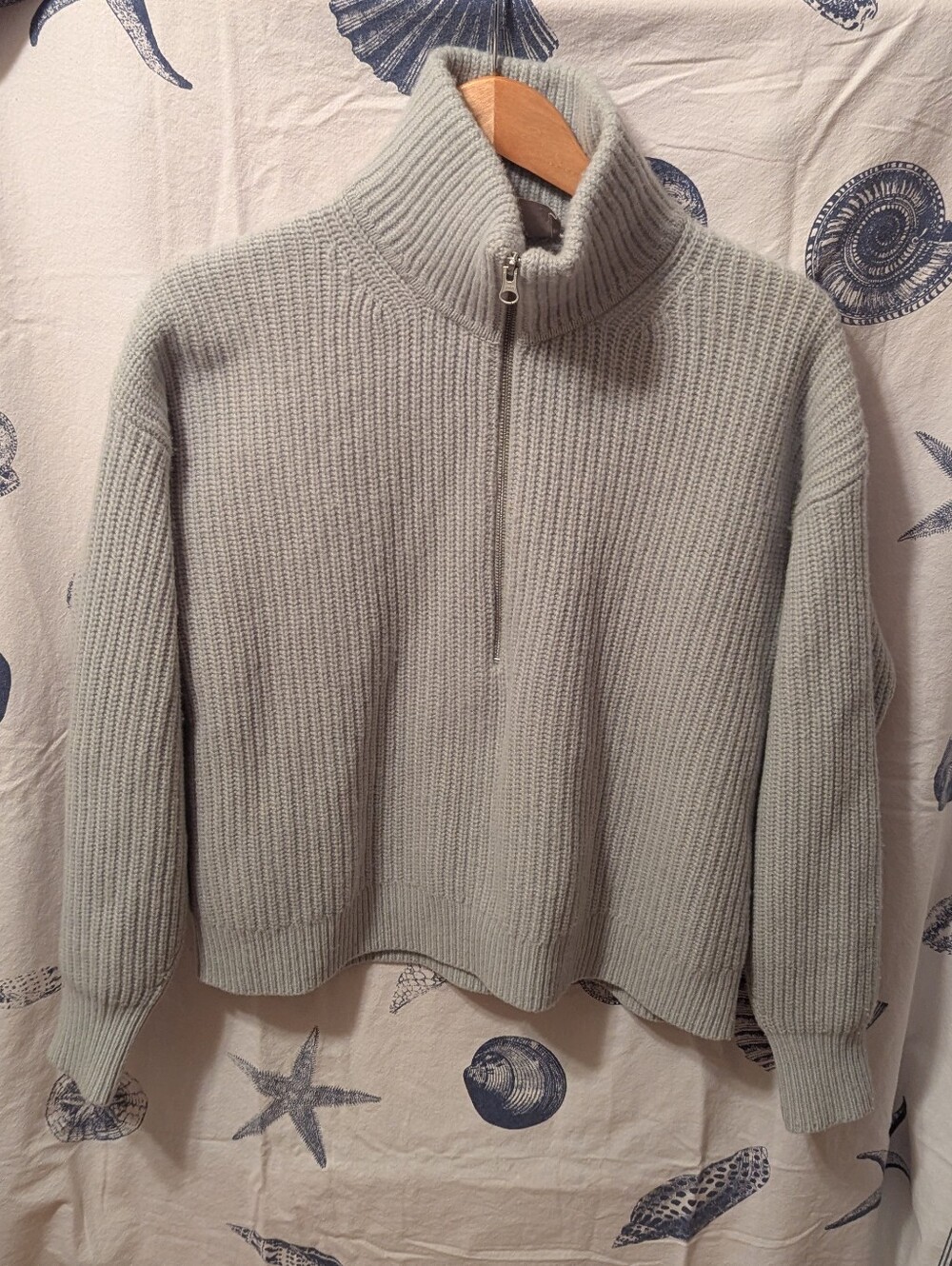 Everlane Light Blue 100% Wool Sweater Size Medium